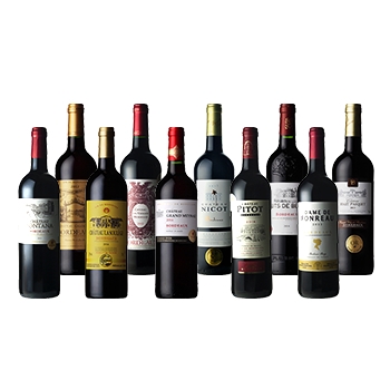 トリプル金賞入り、ボルドー金賞赤ワイン10本セット(Bordeaux gold medal red wine ten set)(その他ボルドー) | AEON de WINE